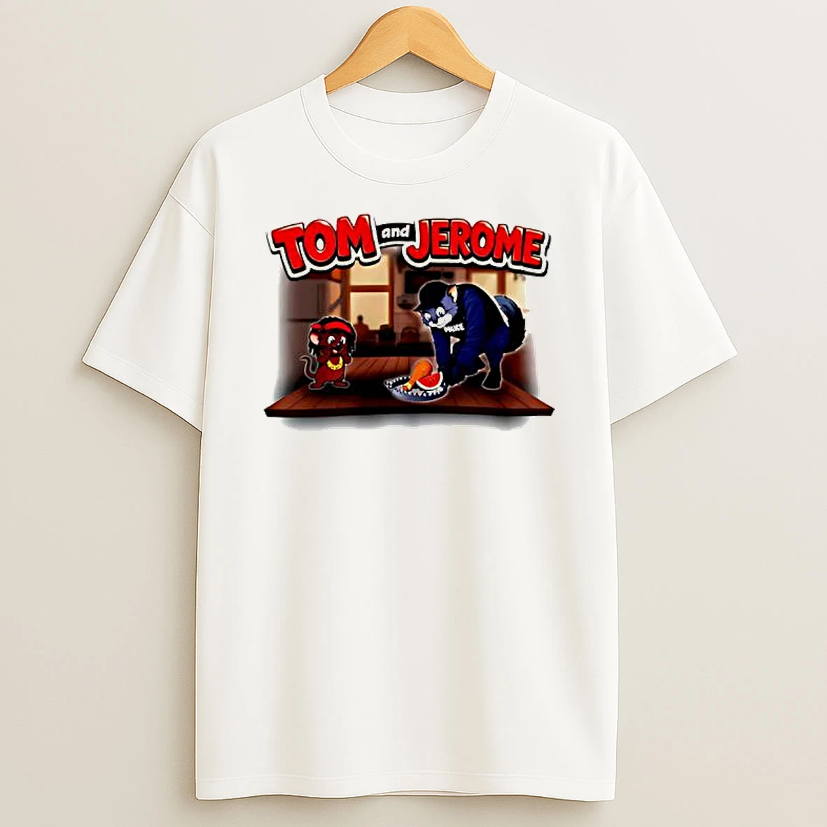 Tom And Jerome Joke Graphic T Shirt