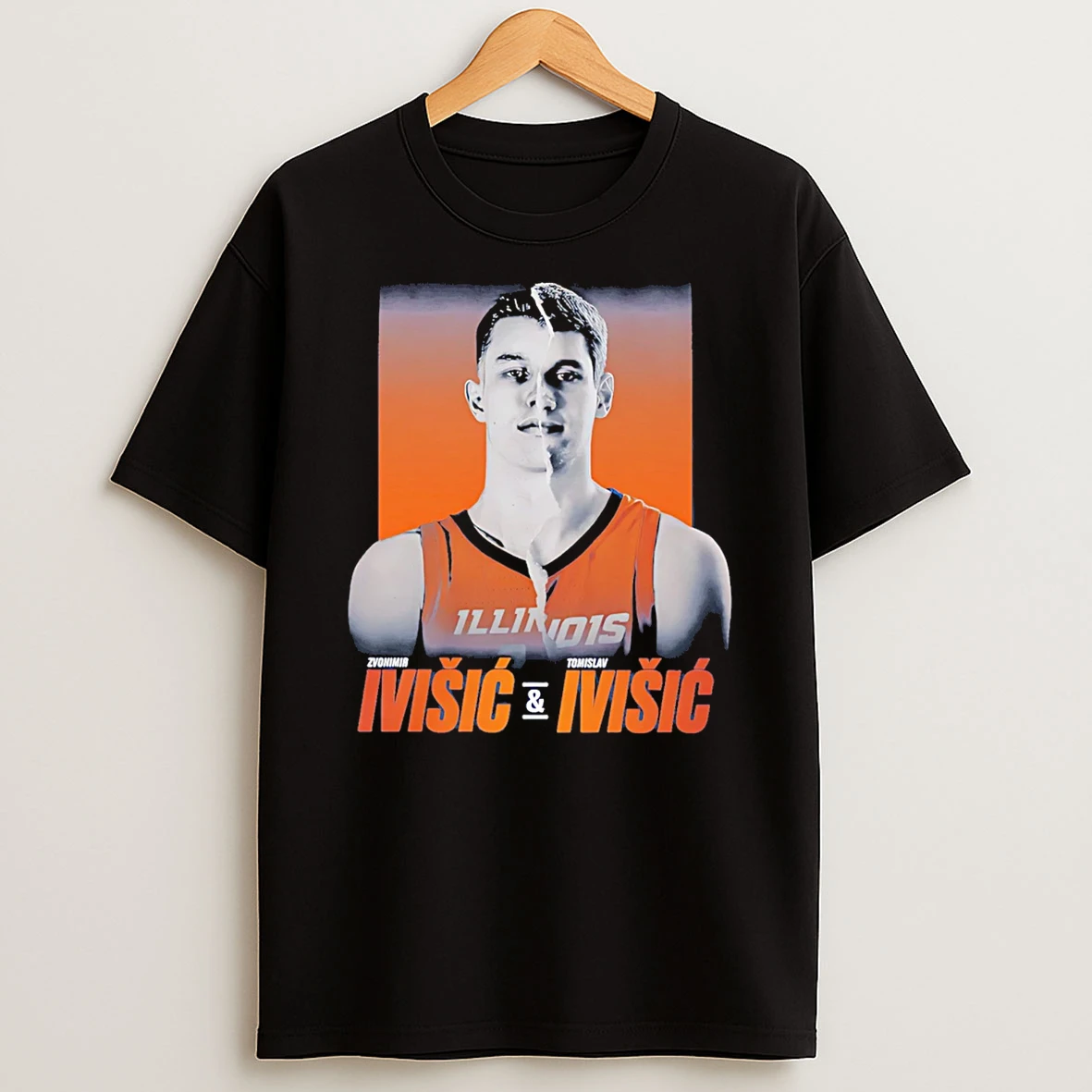 Tomislav Ivisic Illinois Fighting Illini Ivisic Brothers T Shirt