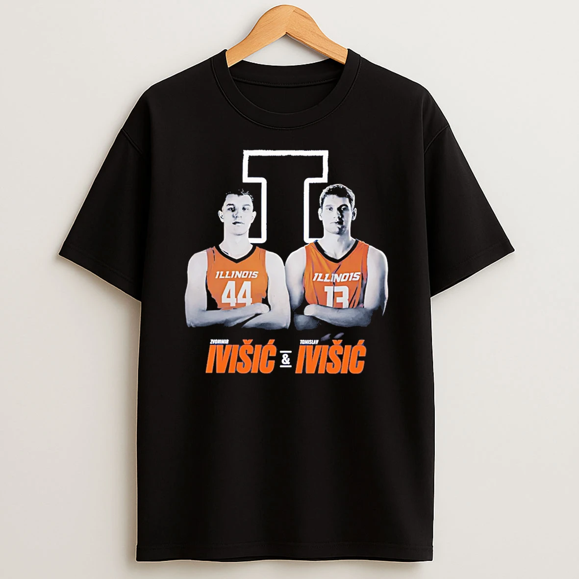 Tomislav Ivisic And Zvonimir Ivisic Brothers Illinois Fighting Illini T Shirt