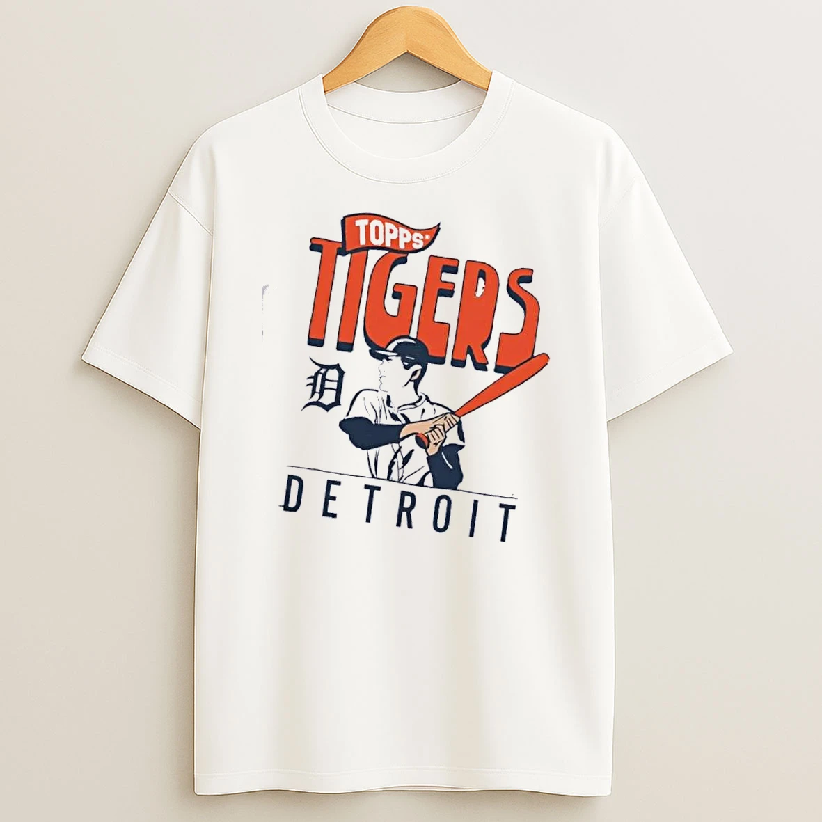 Topps Detroit Tigers Raglan T Shirt