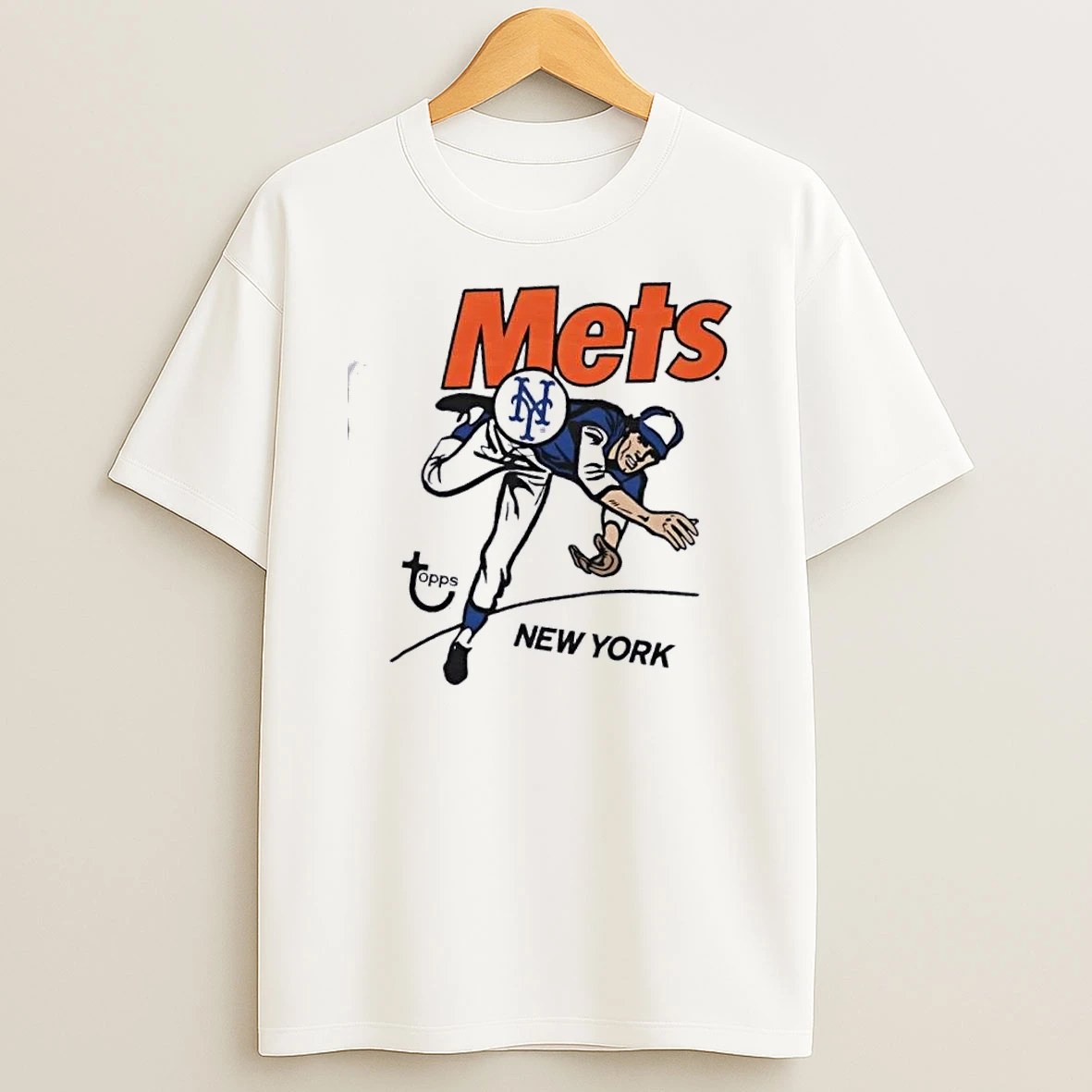 Topps New York Mets Raglan T Shirt