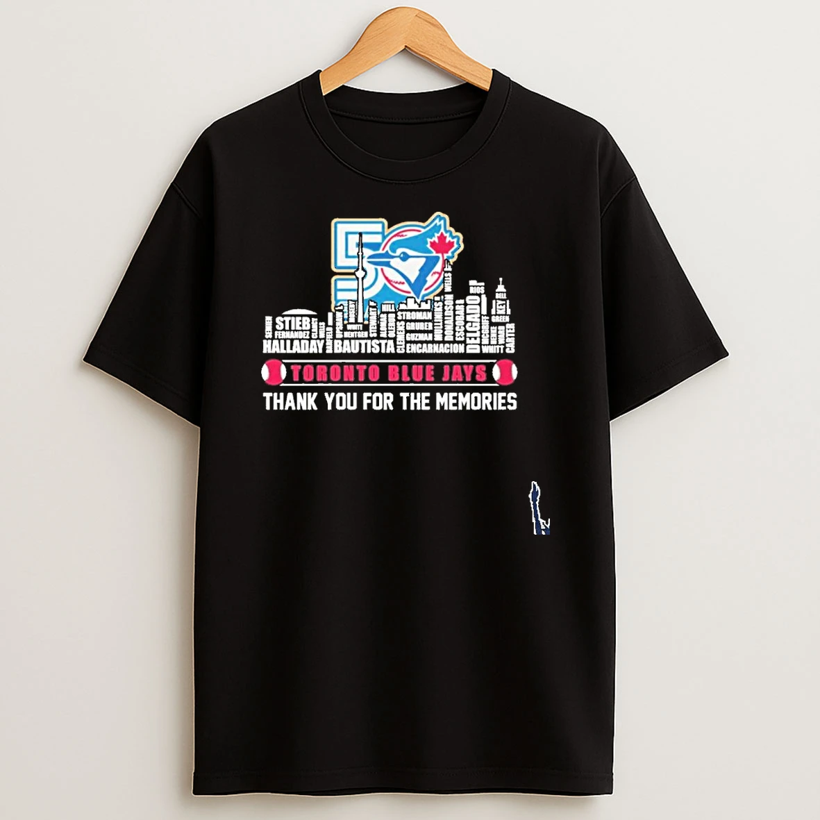 Toronto Blue Jays Typo City Thank You For The Memories T Shirt