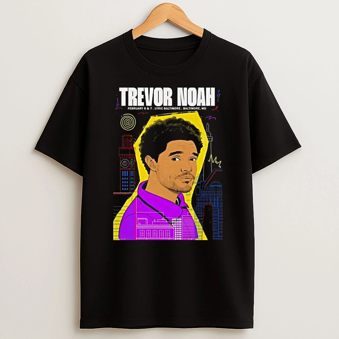 Trevor Noah Feb 6 7 2026 Baltimore Md T Shirt