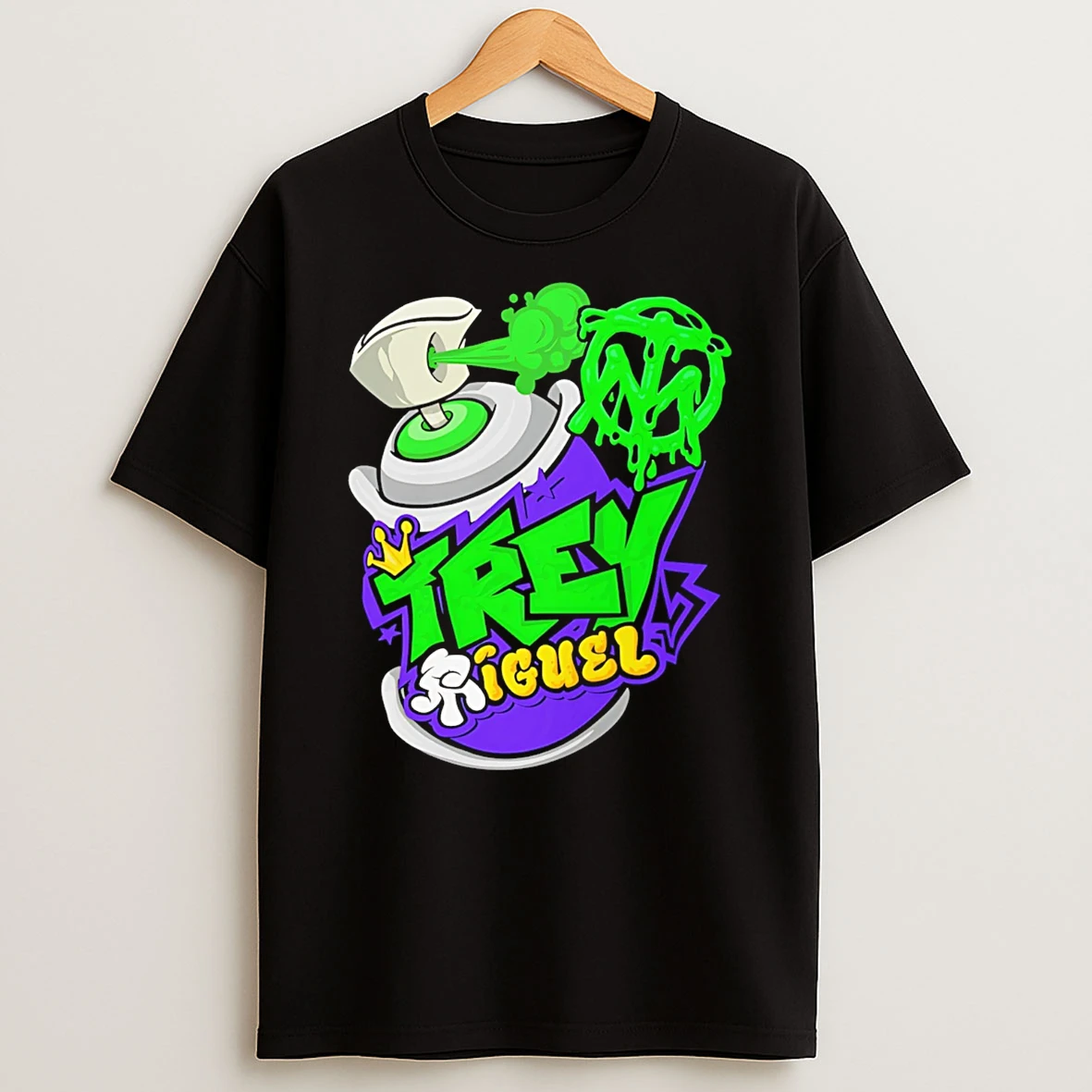 Trey Miguel Painted Cartoon T Shirt