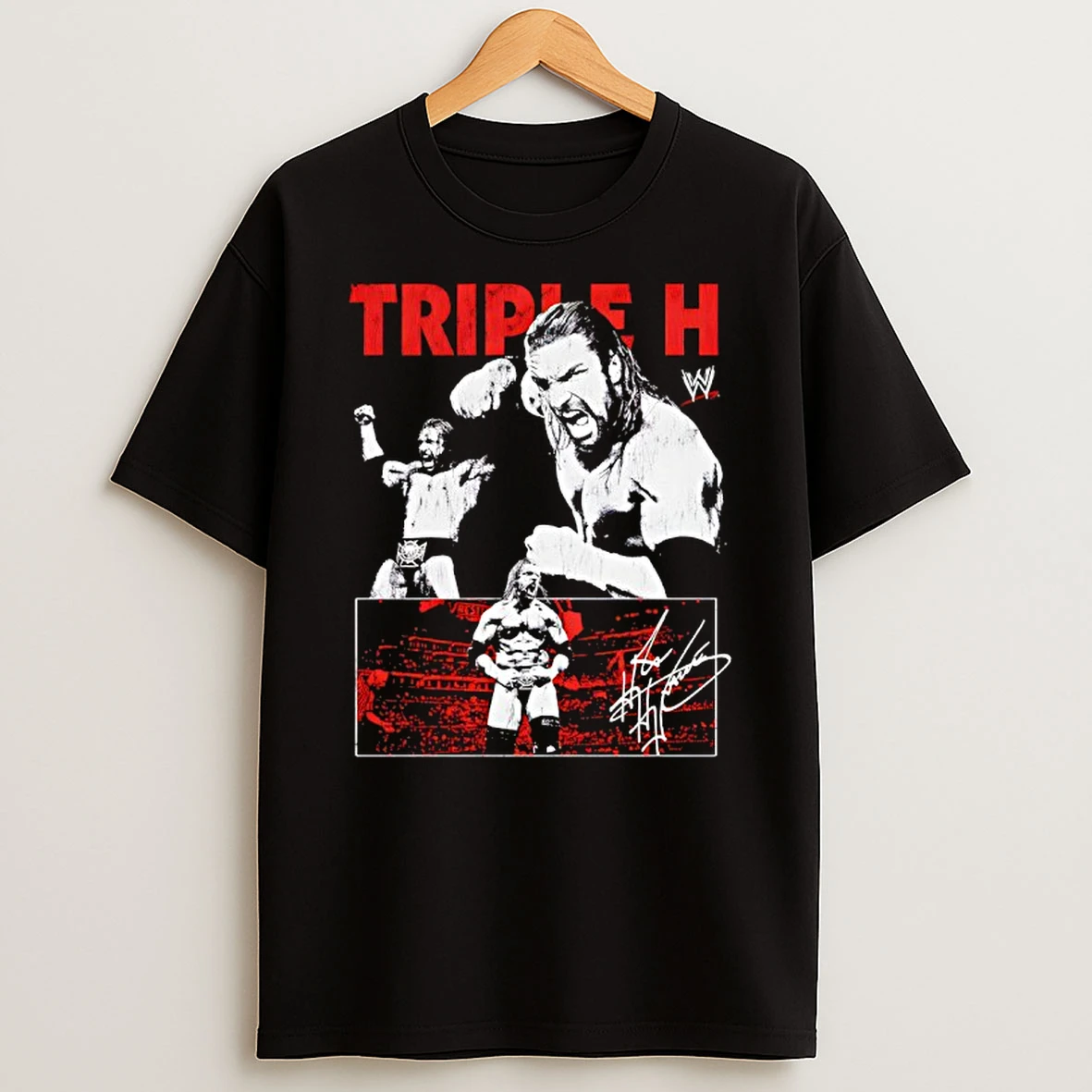 Triple H Action Boxy Signature T Shirt