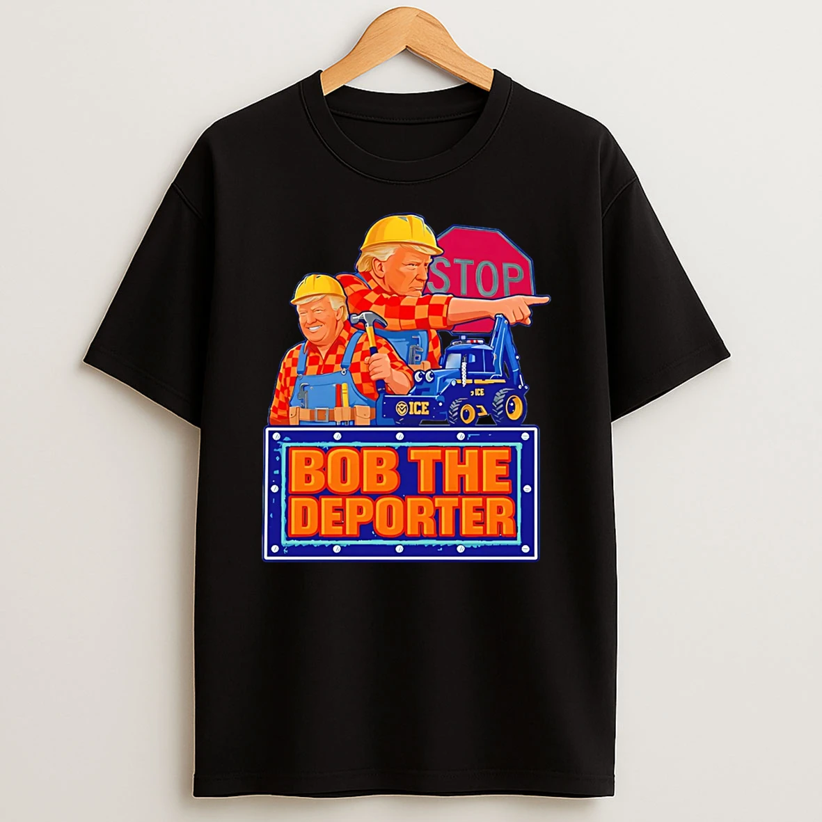 Trump Bob The Deporter Cartoon T Shirt
