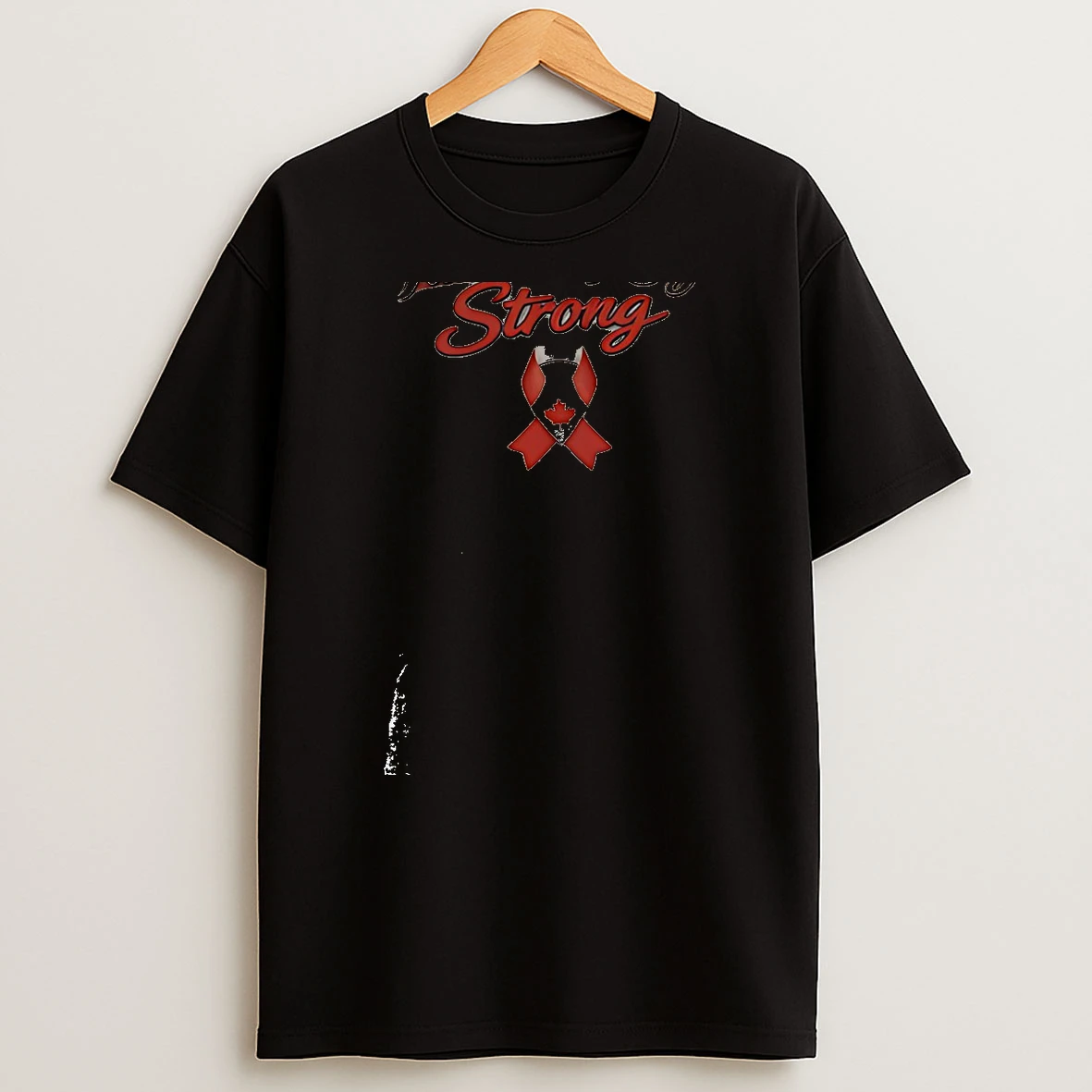 Tumbler Ridge Strong Canada Maple Leaf Ribbon T Shirt
