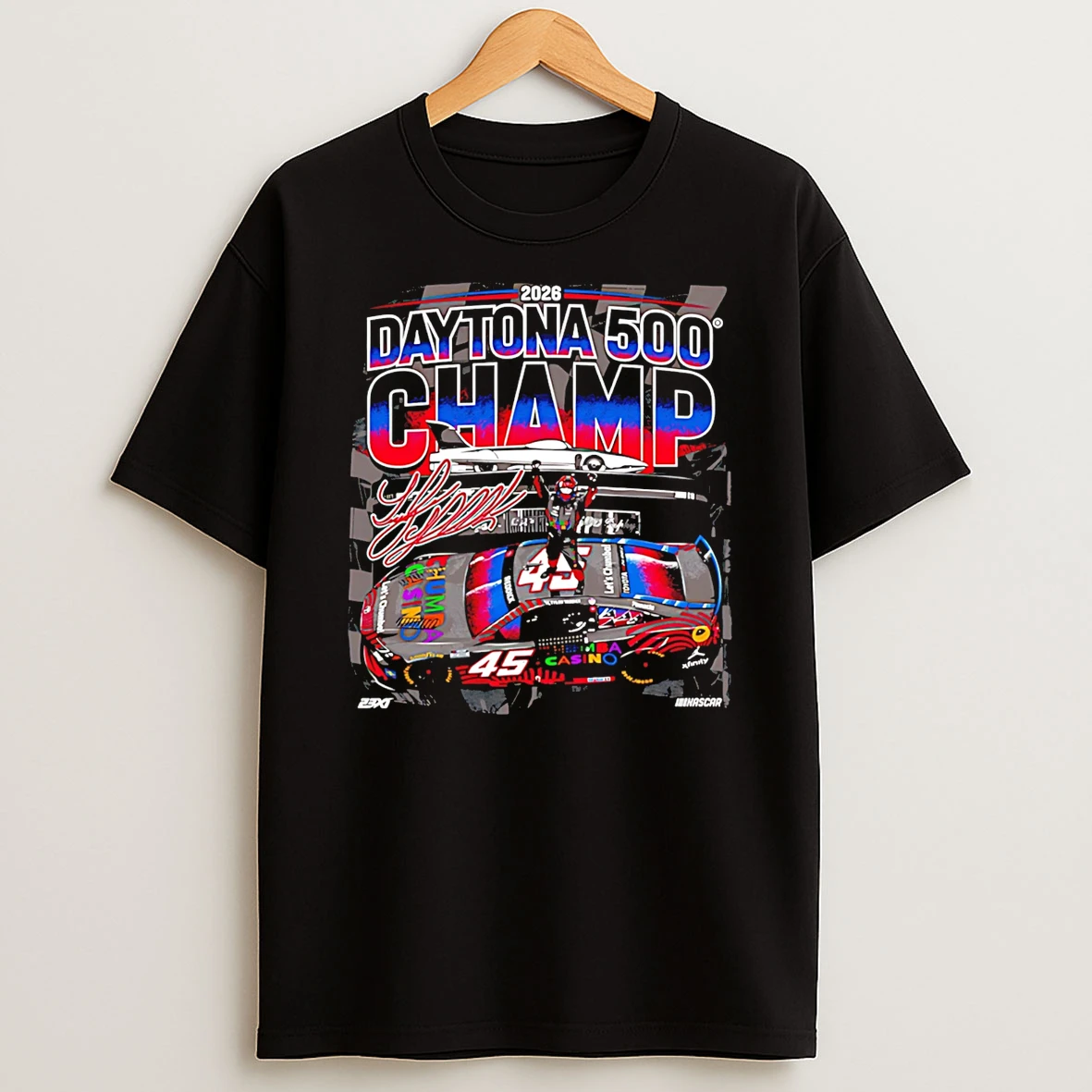 Tyler Reddick 2026 Daytona 500 Champion Graphic T Shirt