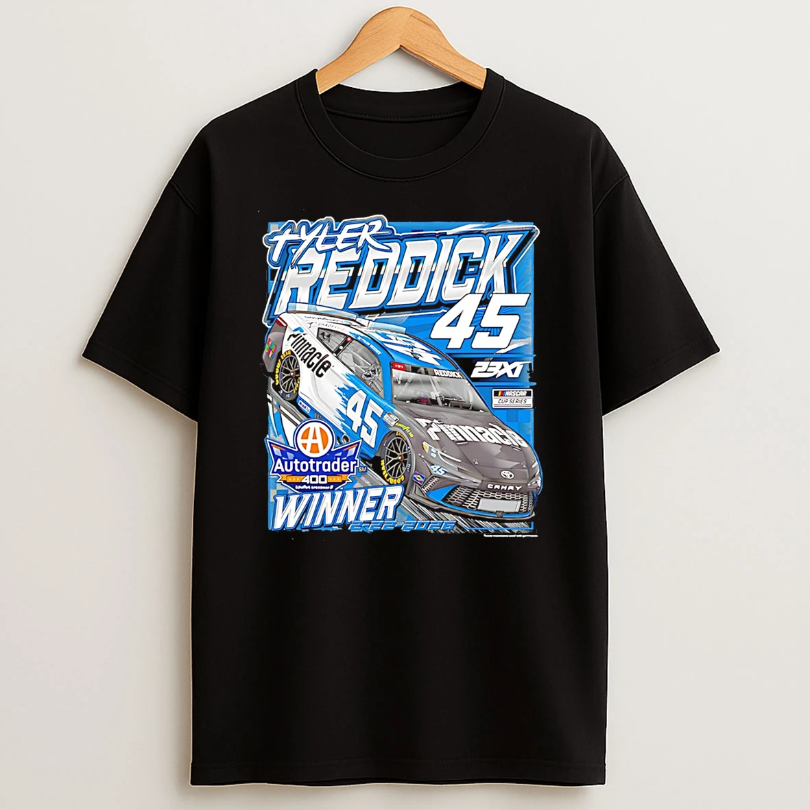 Tyler Reddick Autotrader 400 Race Winner Graphic T Shirt