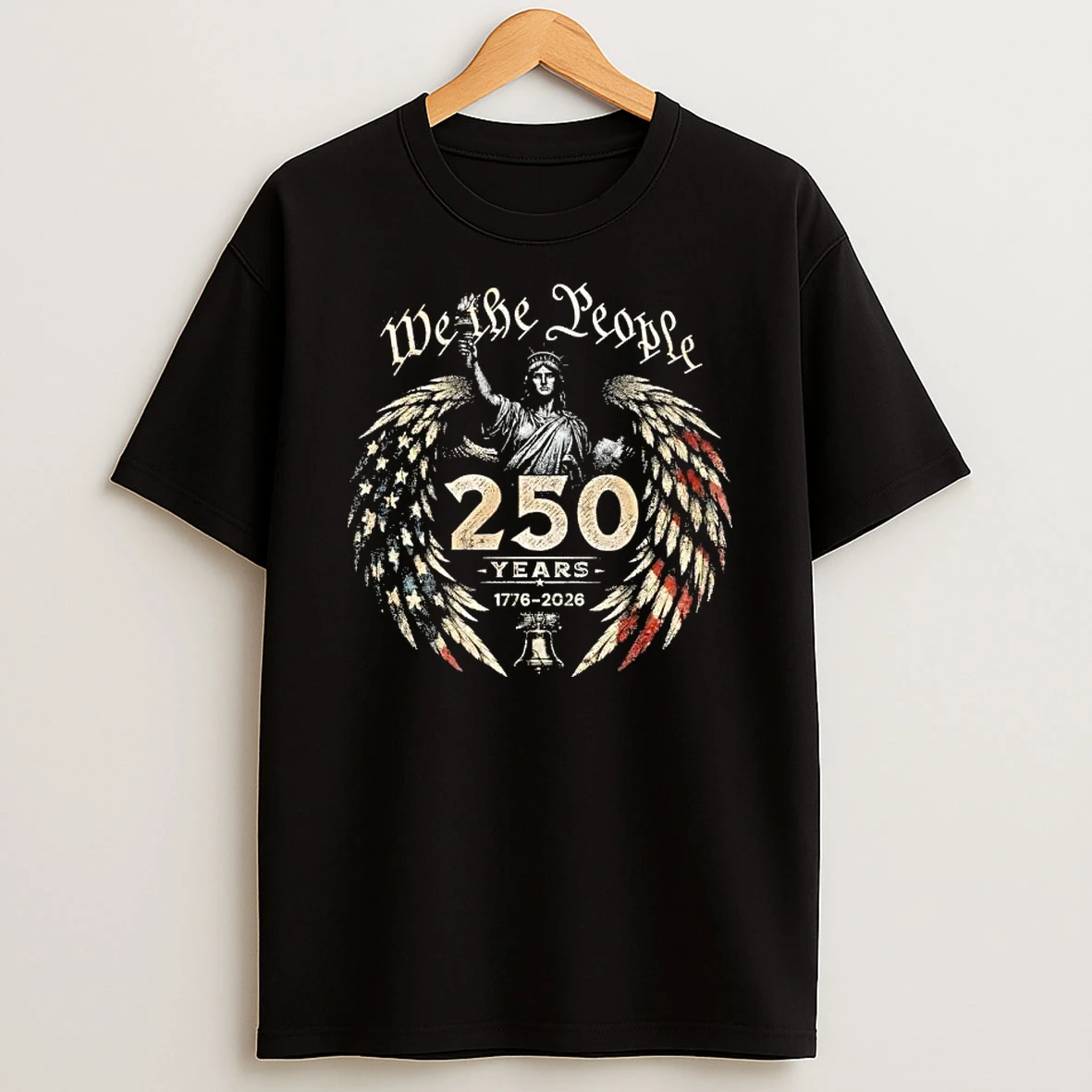Usa 250th Anniversary 1776 2026 We The People Statue Of Liberty Patriotic T Shirt