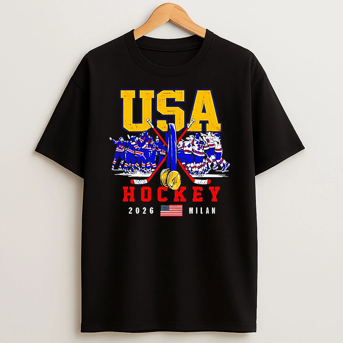Usa Hockey 2026 Olympic Gold Medals Champions T Shirt