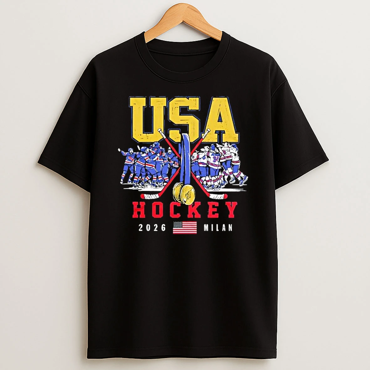Usa Hockey 2026 Olympic Milan Gold Medals T Shirt