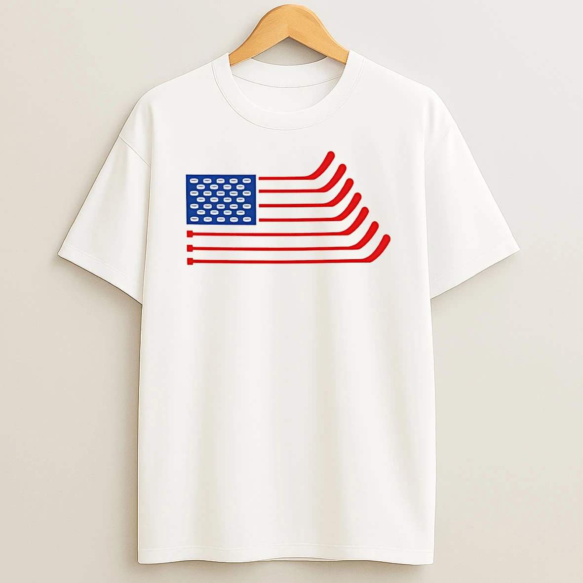 Usa Hockey American Flag Champions Olympic 2026 T Shirt