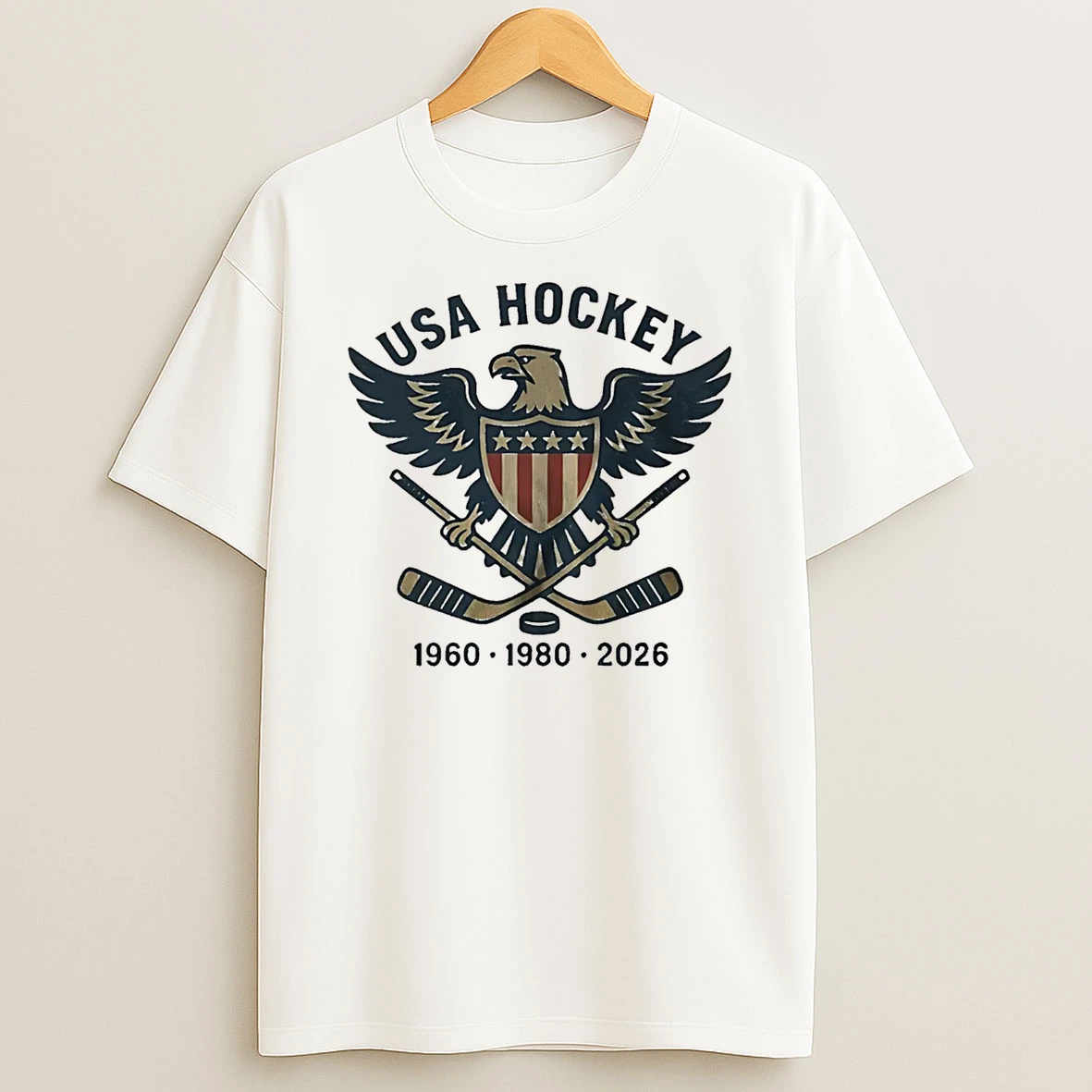 Usa Hockey Champions Milano Cortina 1960 1980 2026 T Shirt