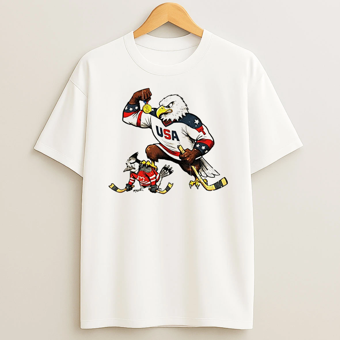 Usa Hockey Beat Canada Winner Olympic 2026 Milano Cortina 2026 Winter Sports T Shirt