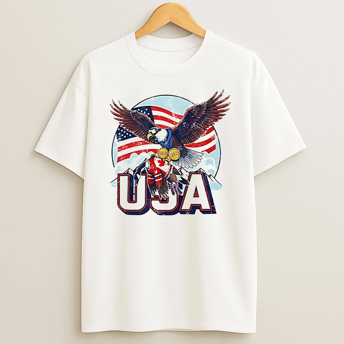 Usa Ice Hockey Eagle Usa Champions 2026 T Shirt