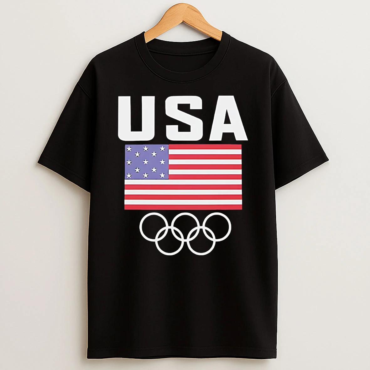 Usa Olympic American Flag T Shirt