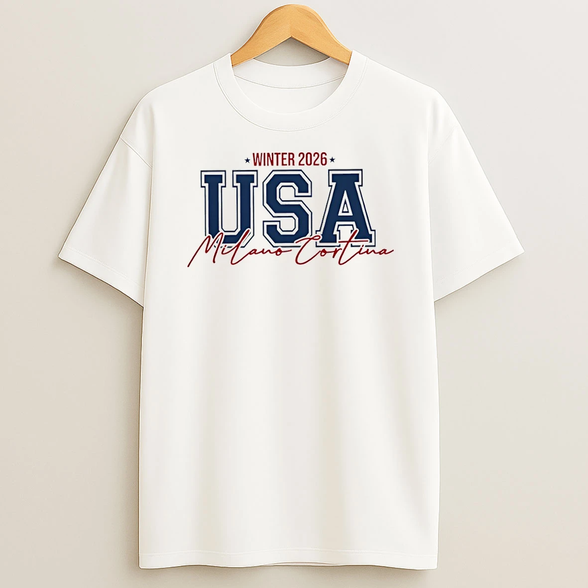 Usa Winter 2026 Sports Milano Cortina Winter Games T Shirt