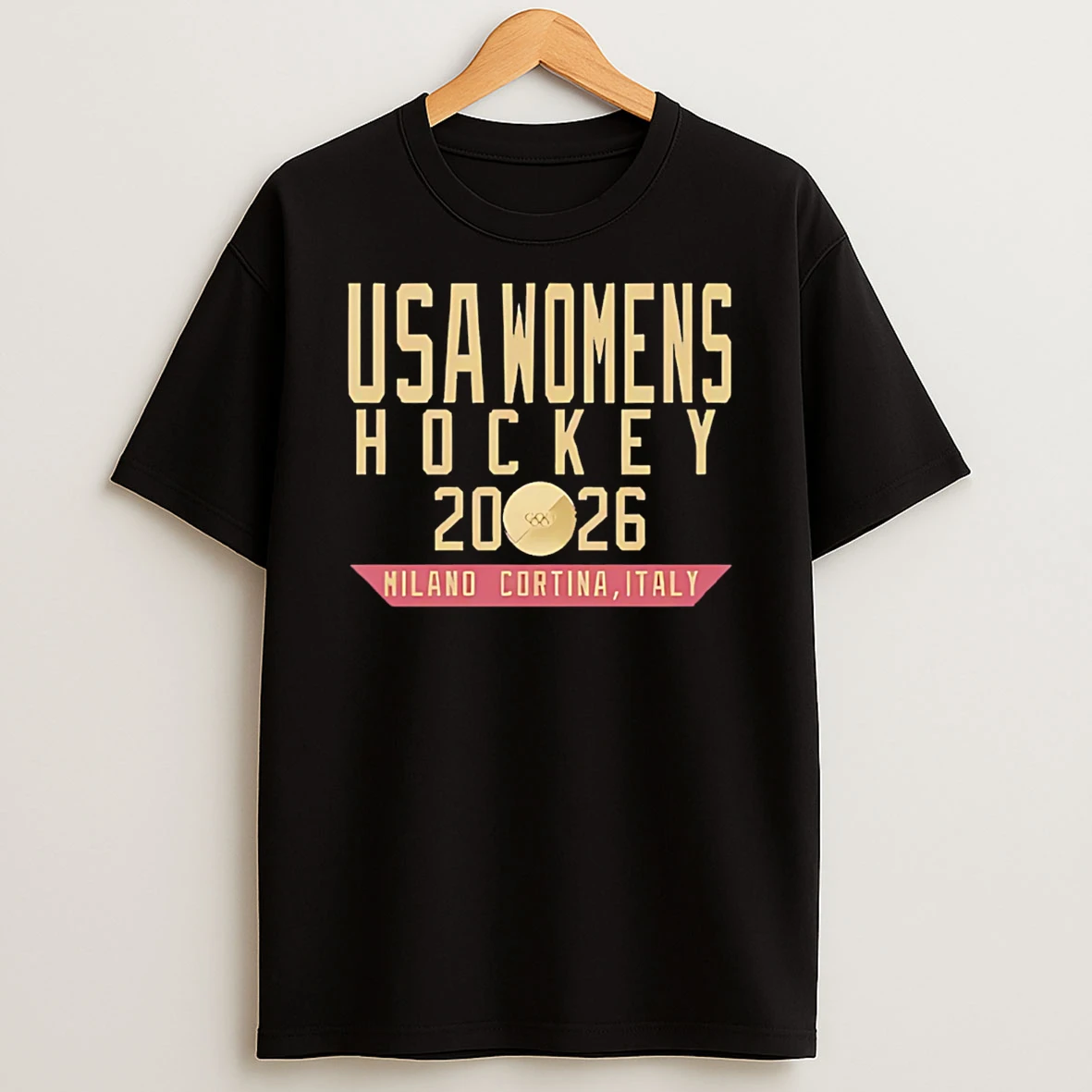 Usa Womens Hockey 2026 Miland Cortina Italy T Shirt