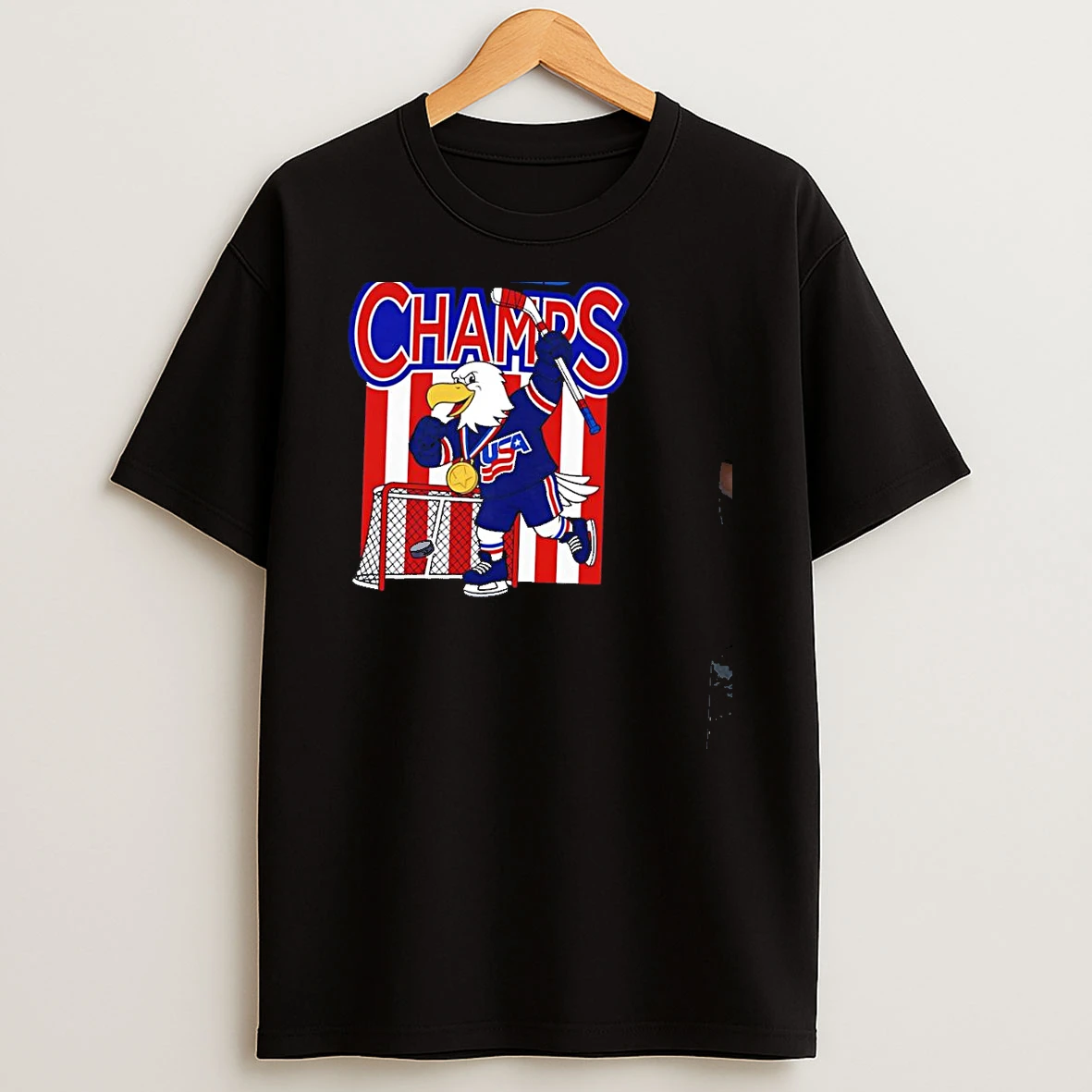 Usa World Champs Bald Eagle Victory T Shirt