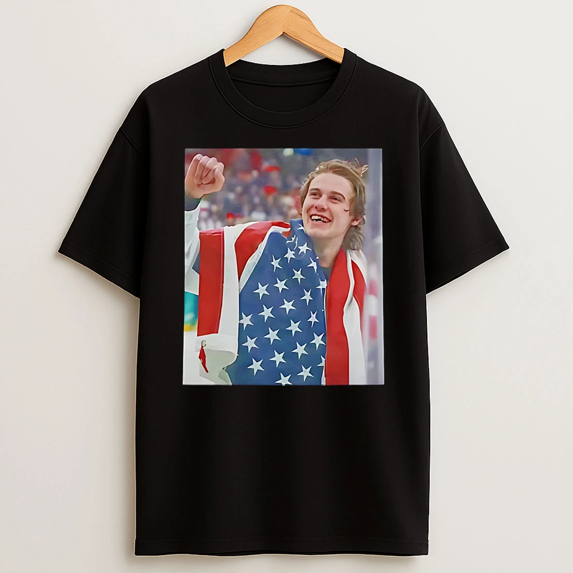 Usa Hockey Champions Jack Hughes 2026 T Shirt