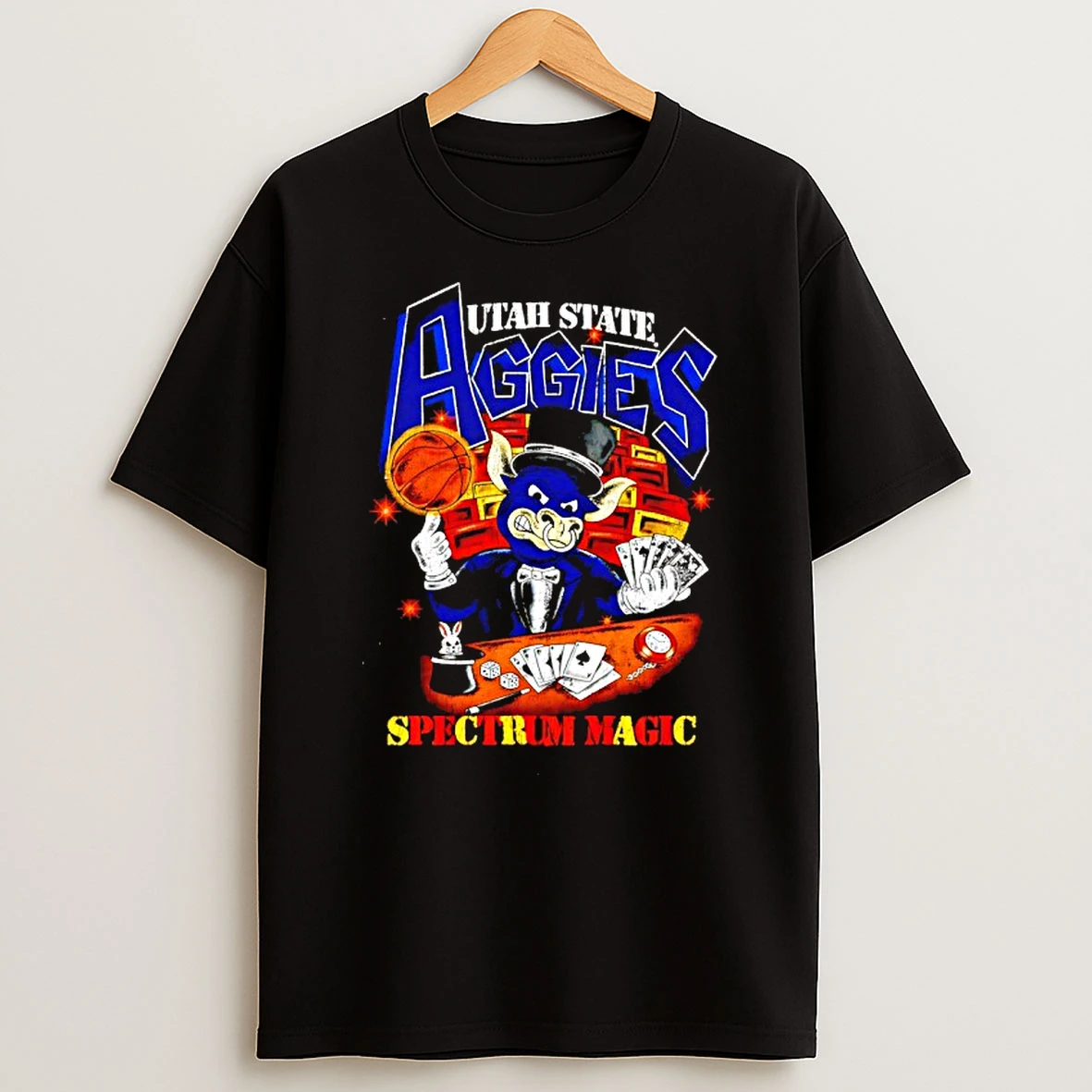 Usu Utah State Aggies Spectrum Magic T Shirt