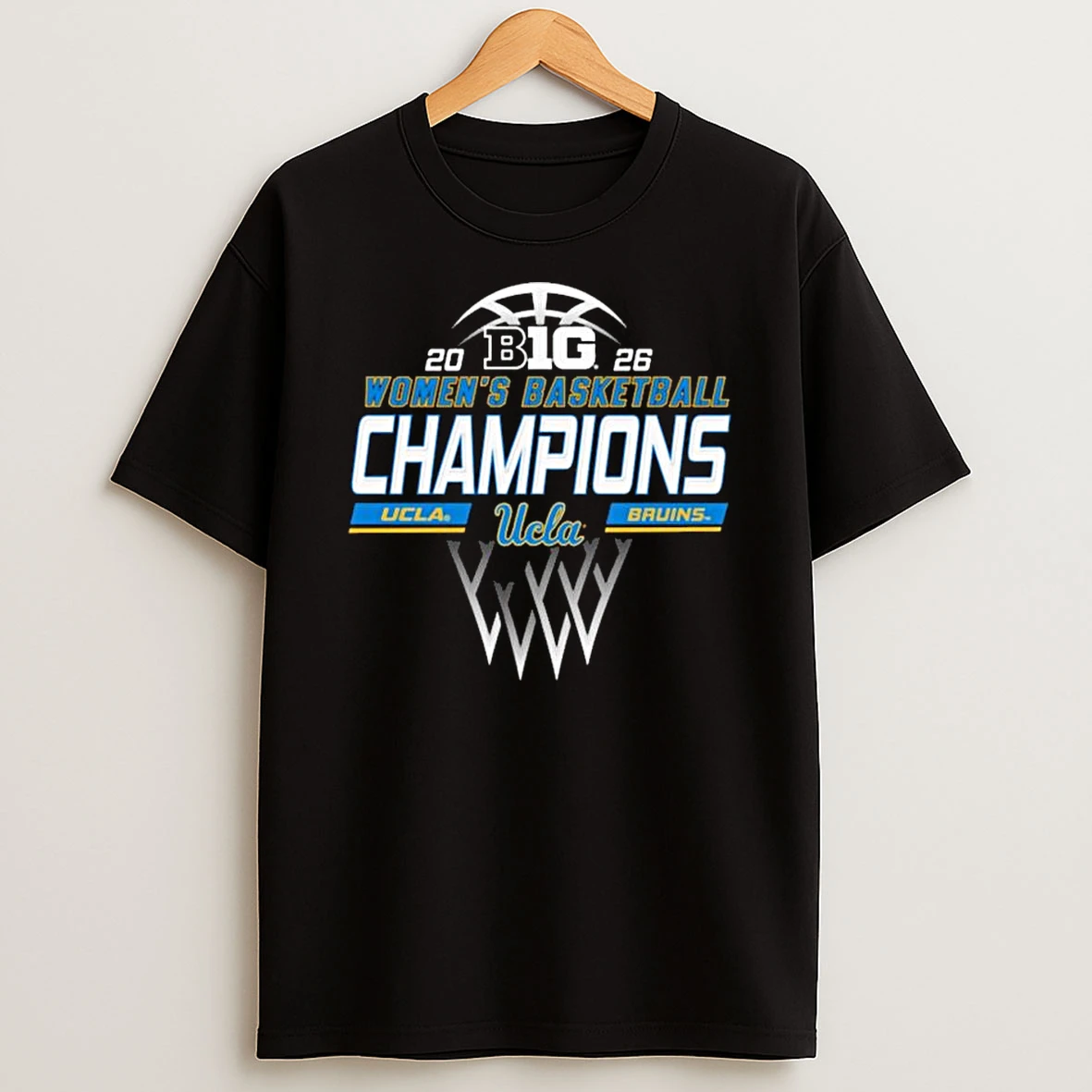 Ucla Bruins 2026 Big Ten Womens Basketball Regular Season Champions Locker Room T Shirt