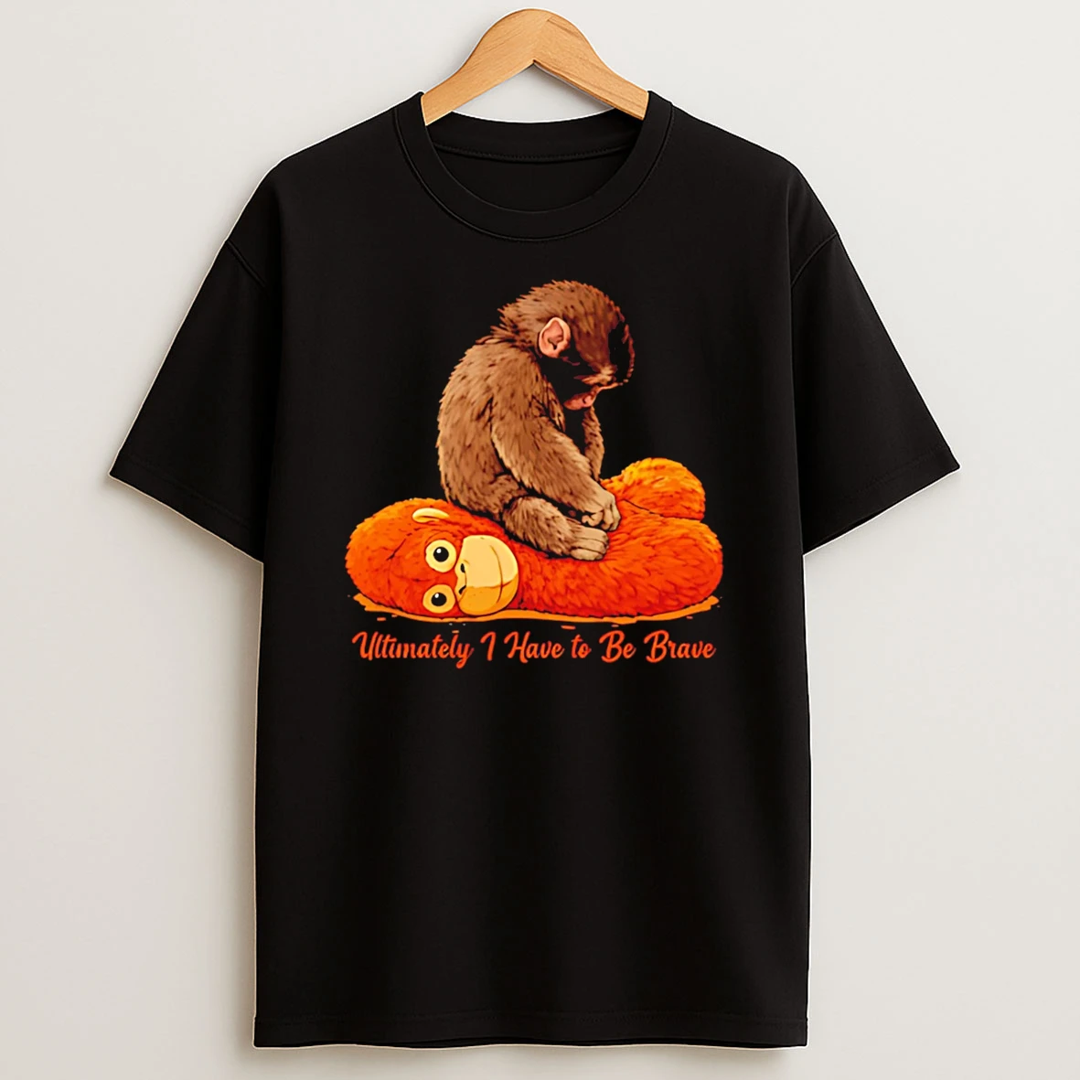 Ultimately I Have To Be Brave Punch Monkey Vintage T Shirt