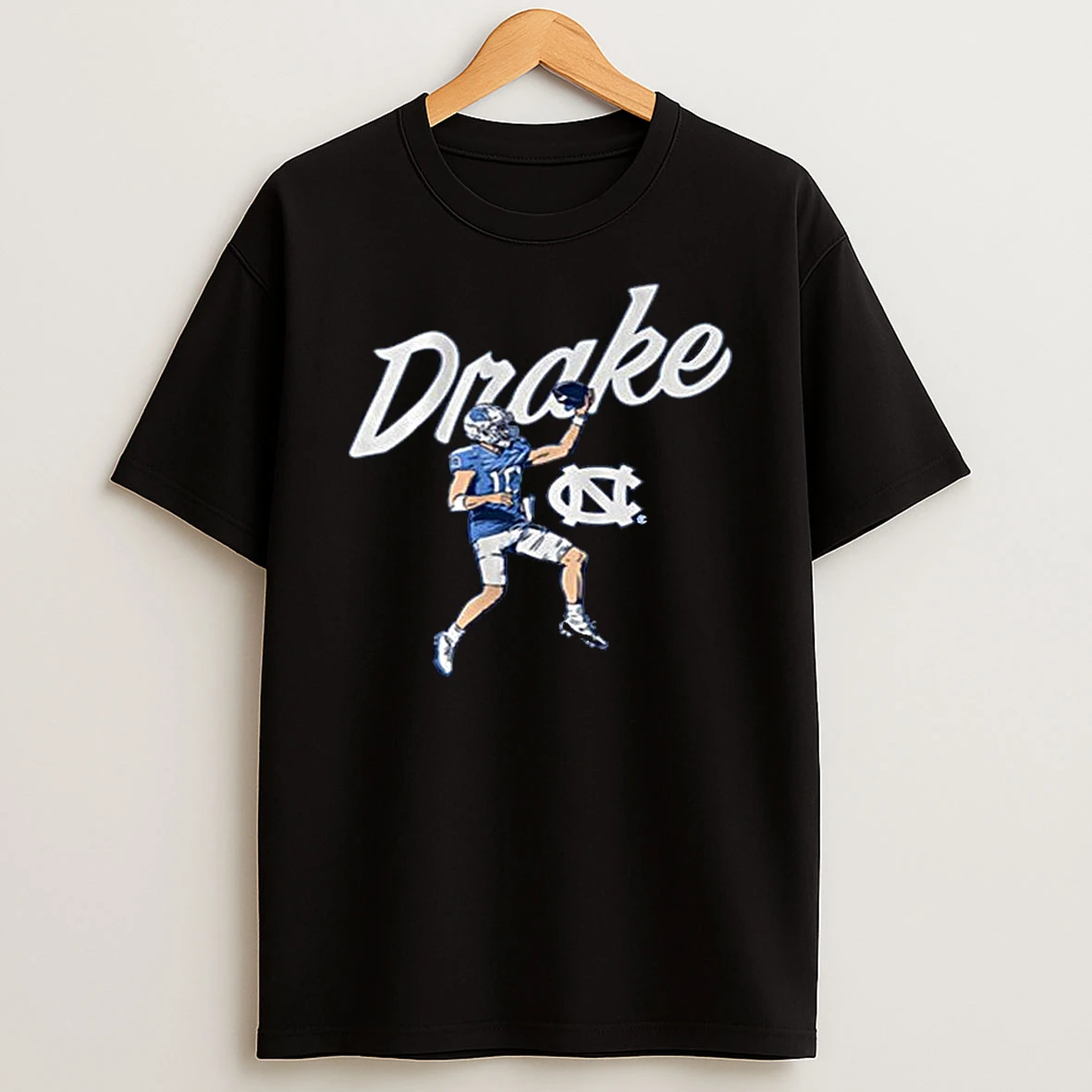 Unc Football Drake Maye Finger Roll Pro T Shirt