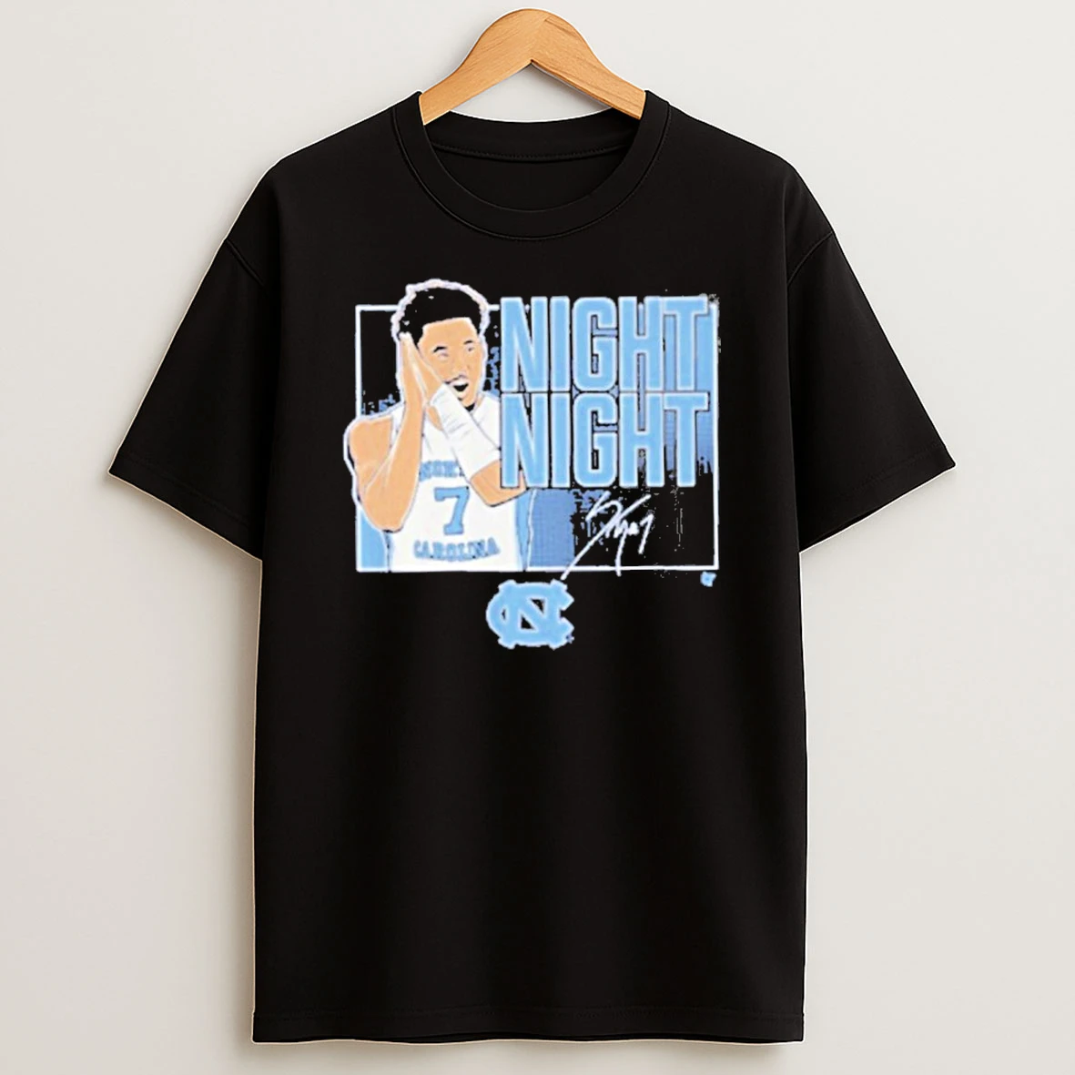 Unc Tar Heels Seth Trimble Said Night Night 1 T Shirt