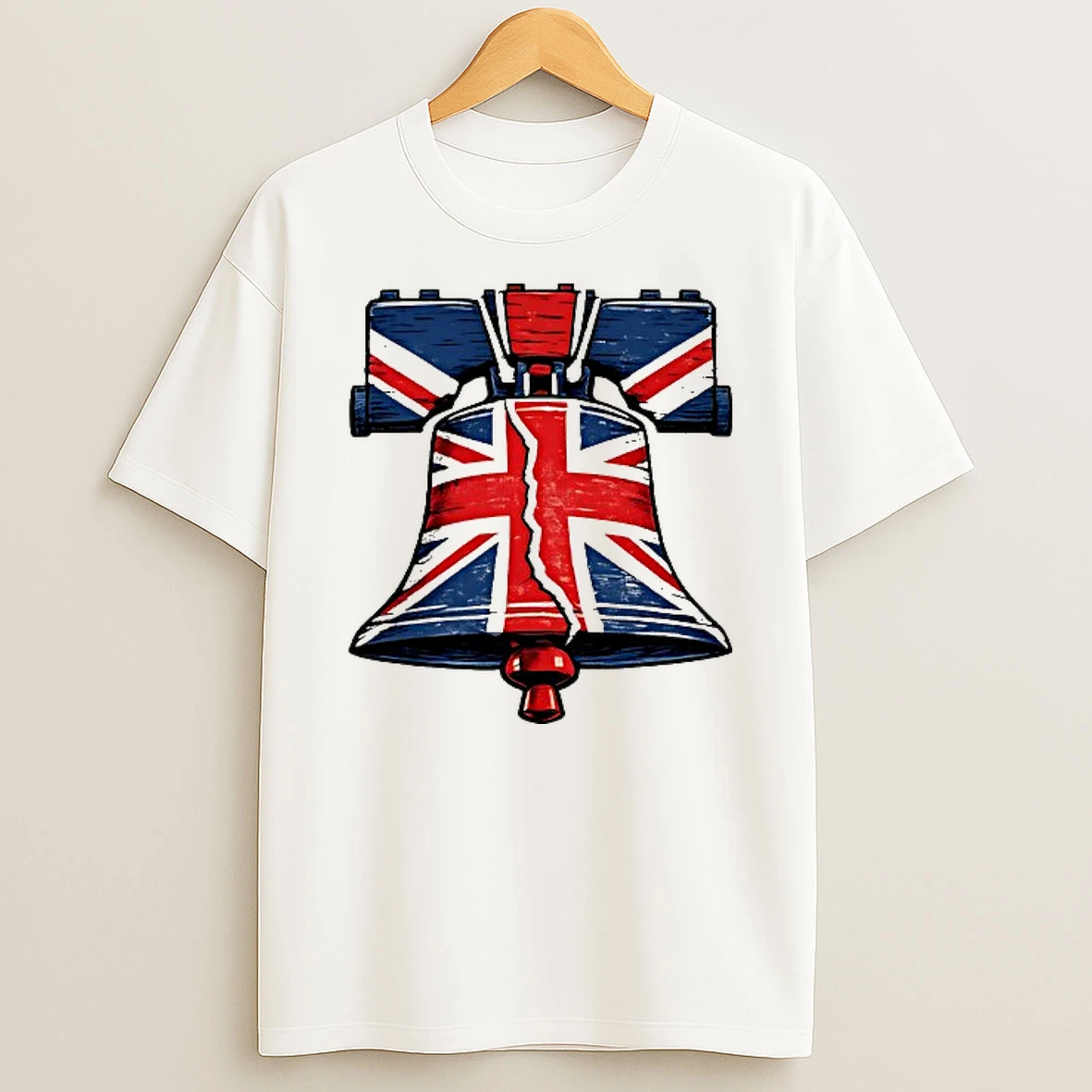 Union Jack Liberty Bell Philadelphia Phillies T Shirt
