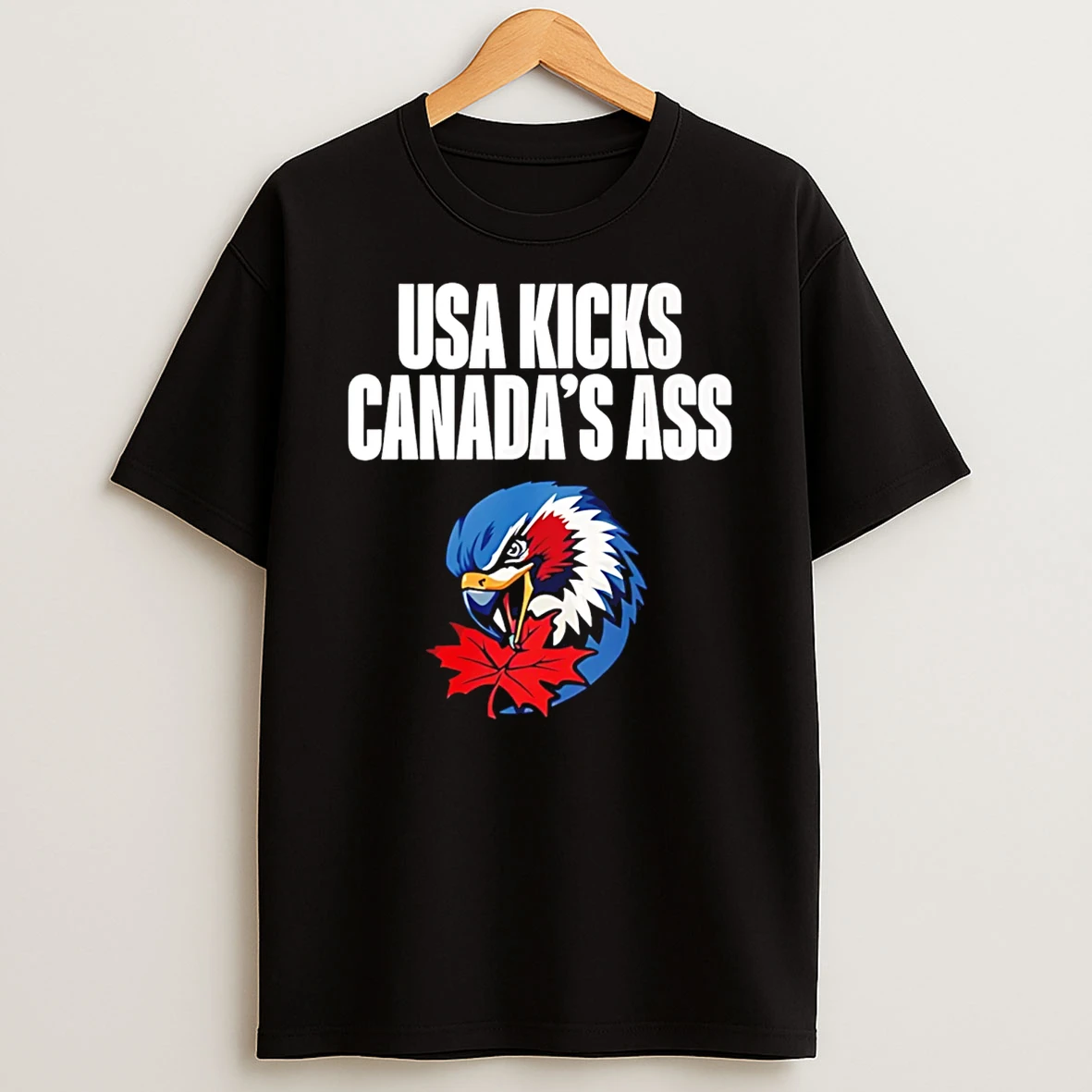 Usa Kicks Canadas Ass T Shirt