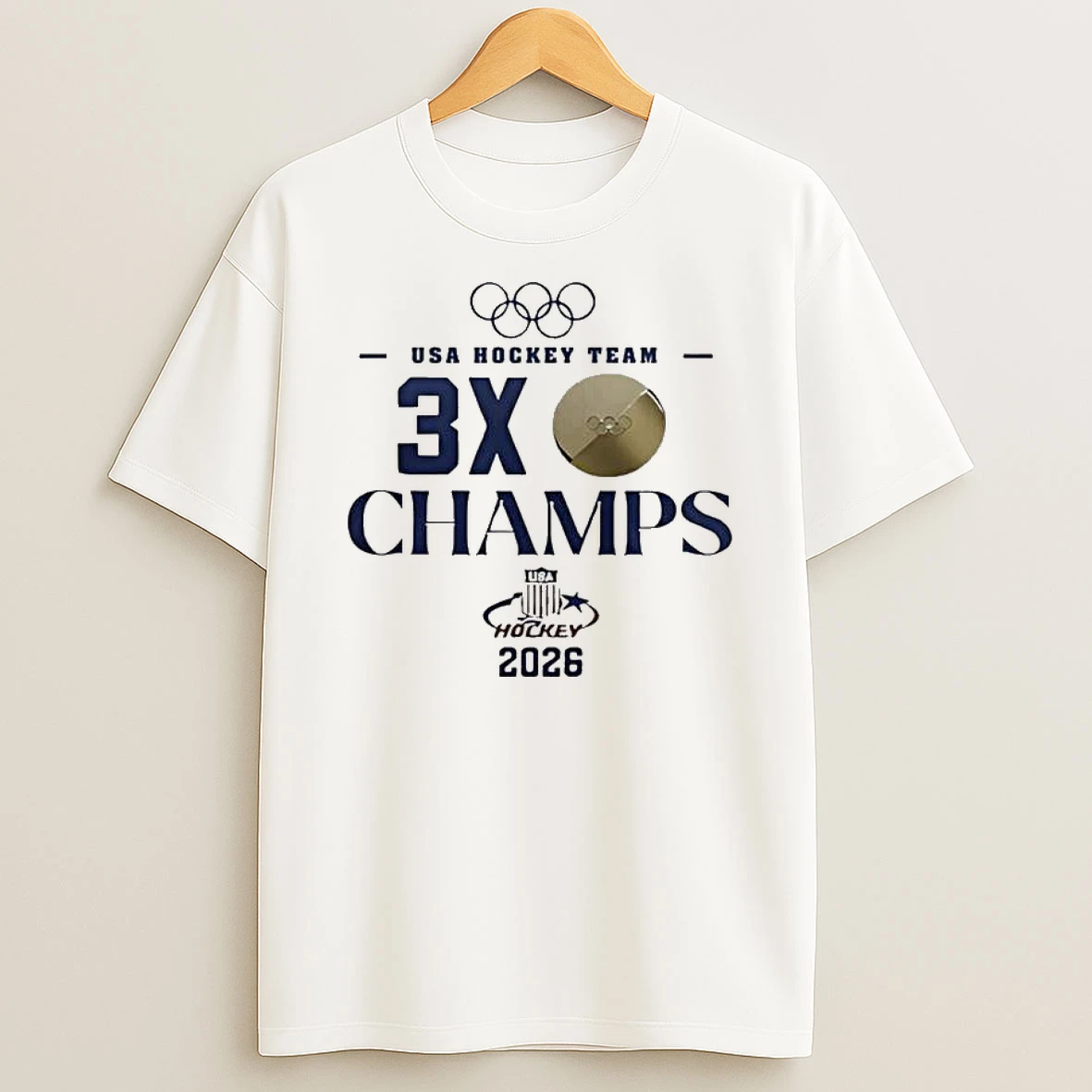 Usa Olympic Team 2026 Sweep Gold Medals Squad T Shirt