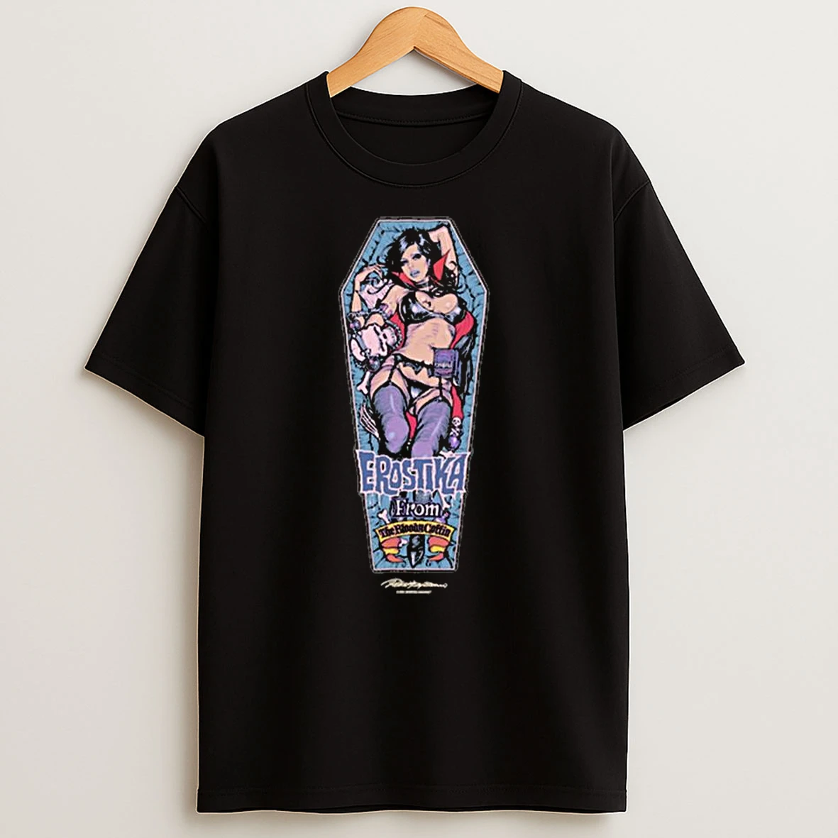 Vampire Of Erostika From The Bloody Coffin T Shirt
