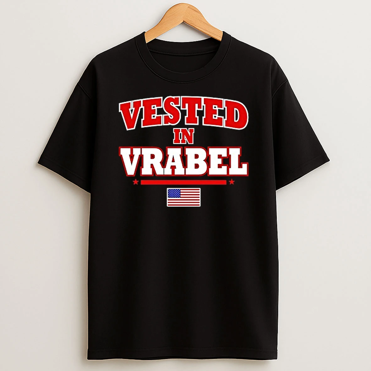 Vested In Vrabel Usa Flag T Shirt