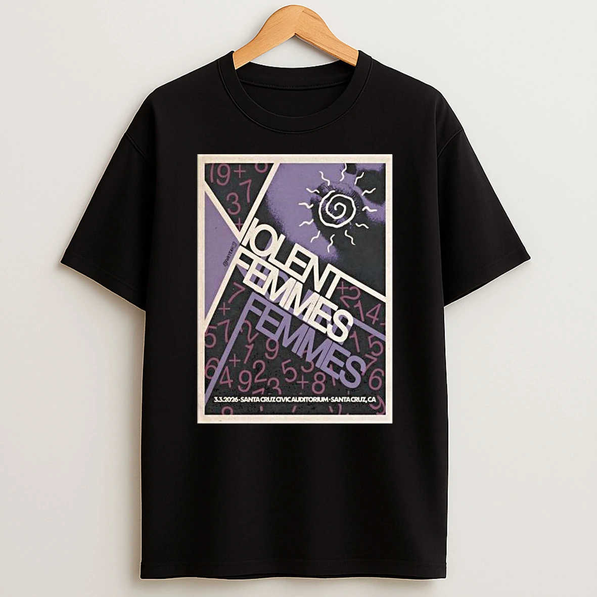 Violent Femmes Santa Cruz Ca March 3 2026 T Shirt