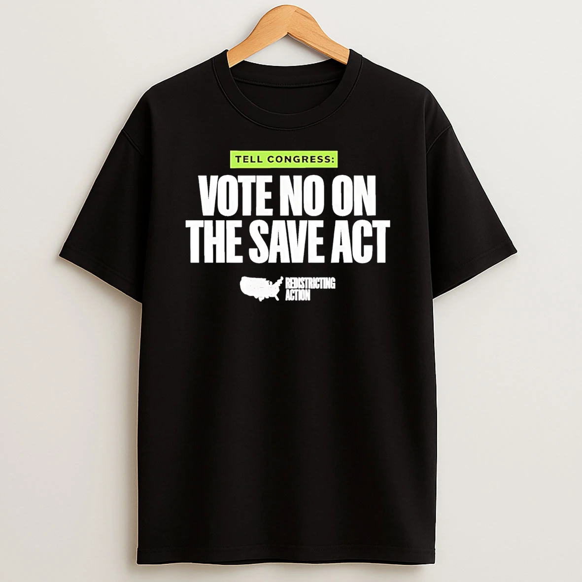 Vote No On The Save Act Voting Rights Protest T Shirt