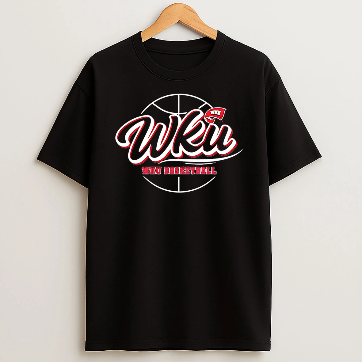 Wku Basketball Valentines Day Pink Logo T Shirt