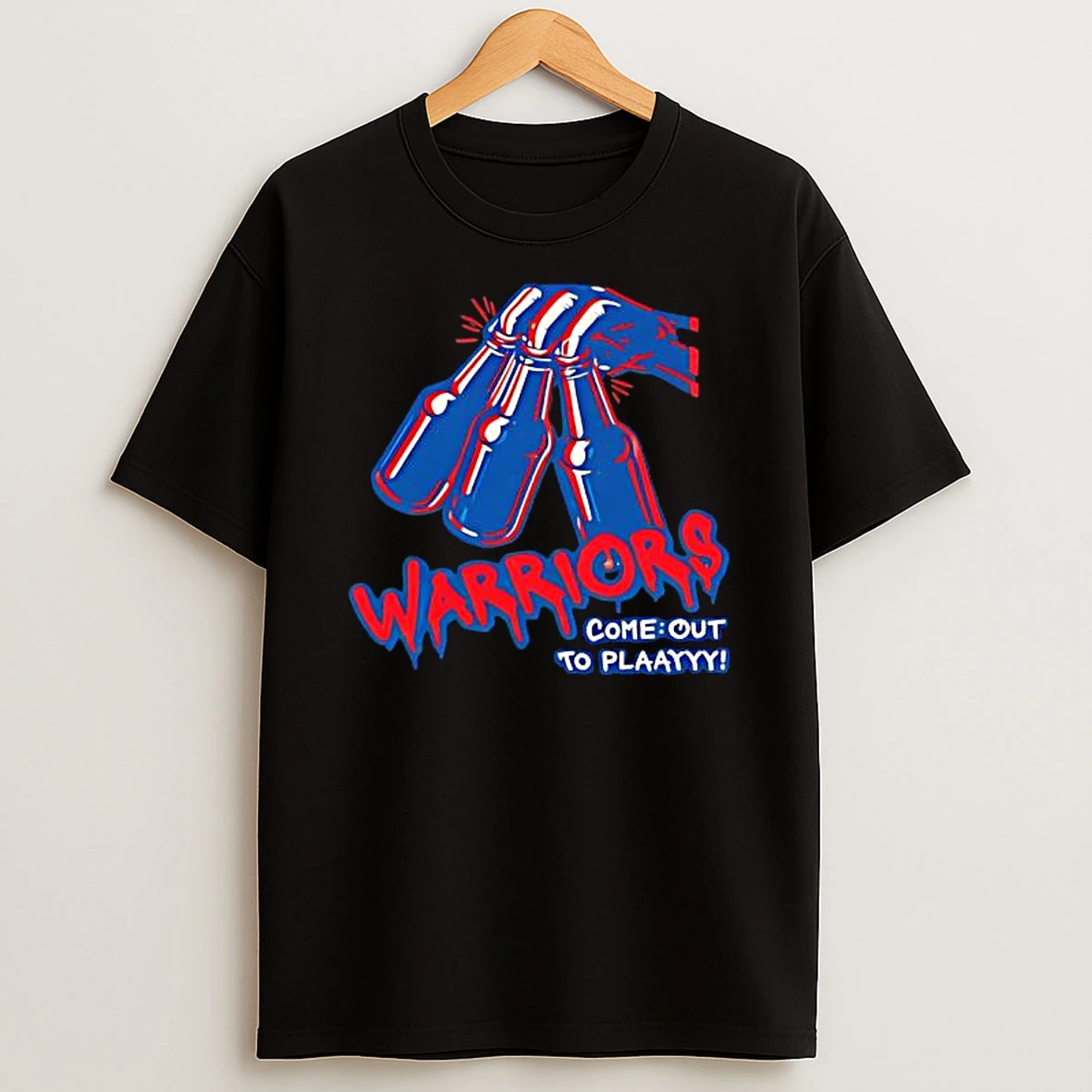 Warriors Come Out To Plaayyy Beer Bottles T Shirt