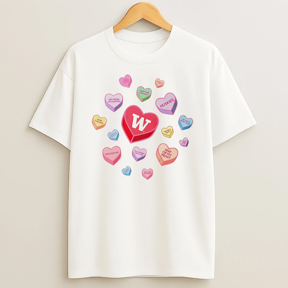 Washington Huskies Sweet Talk Valentine Day 2026 T Shirt