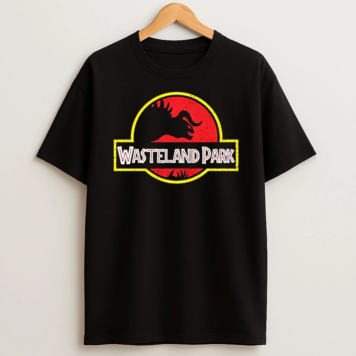 Wasteland Park Jurassic Park Logo T Shirt