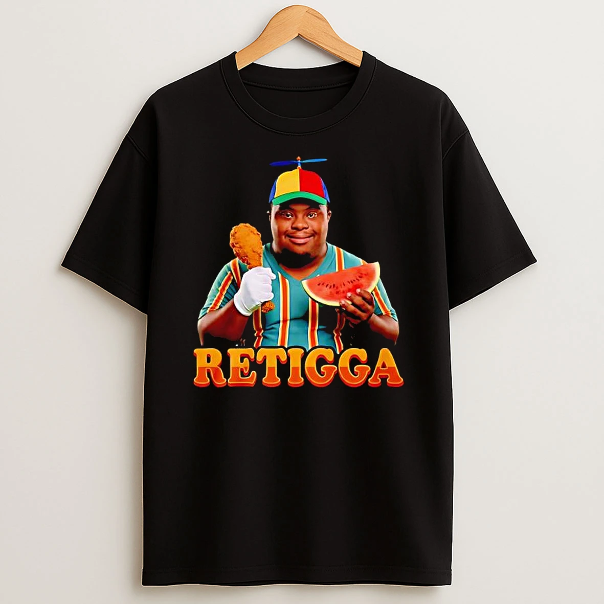 Watermelon And Fried Chicken Retigga T Shirt