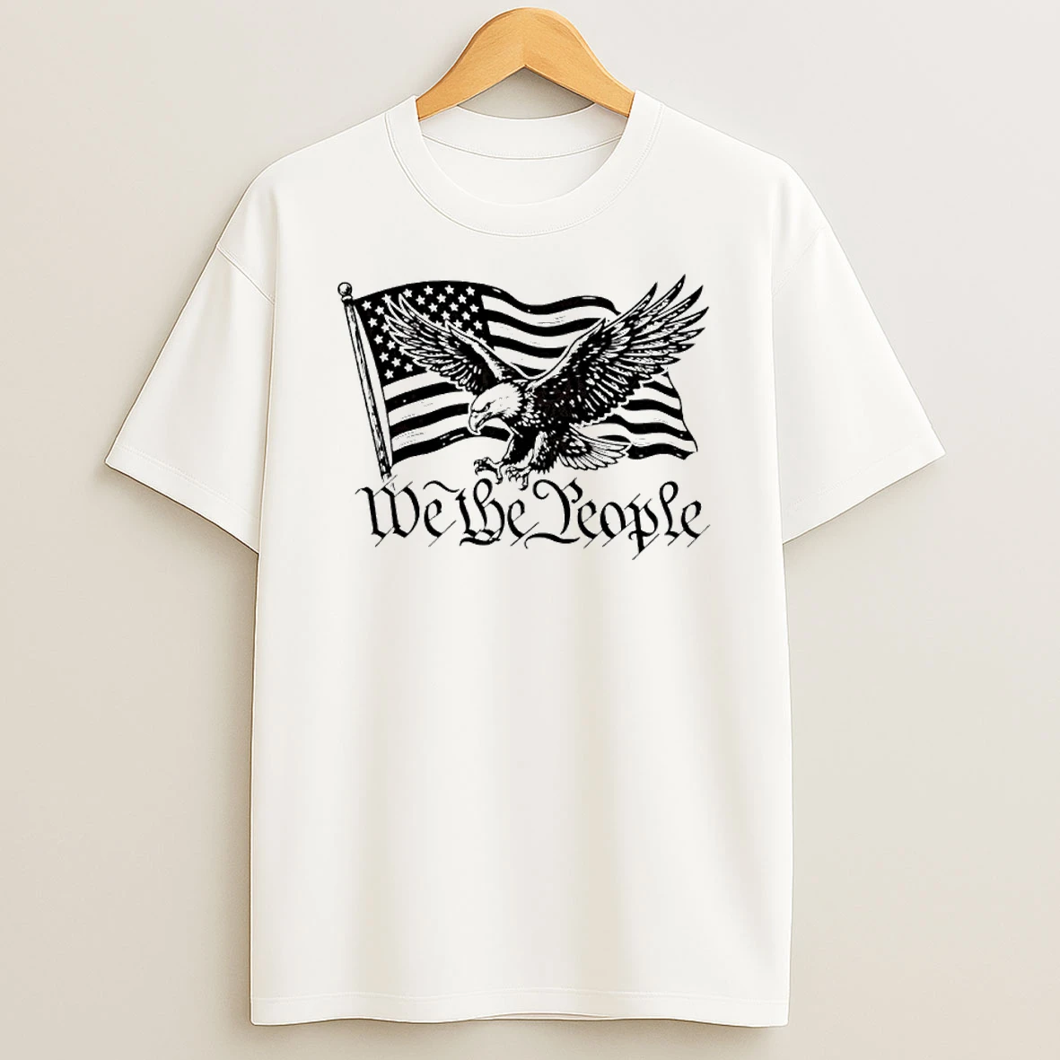 We The People Flag American T Shirt