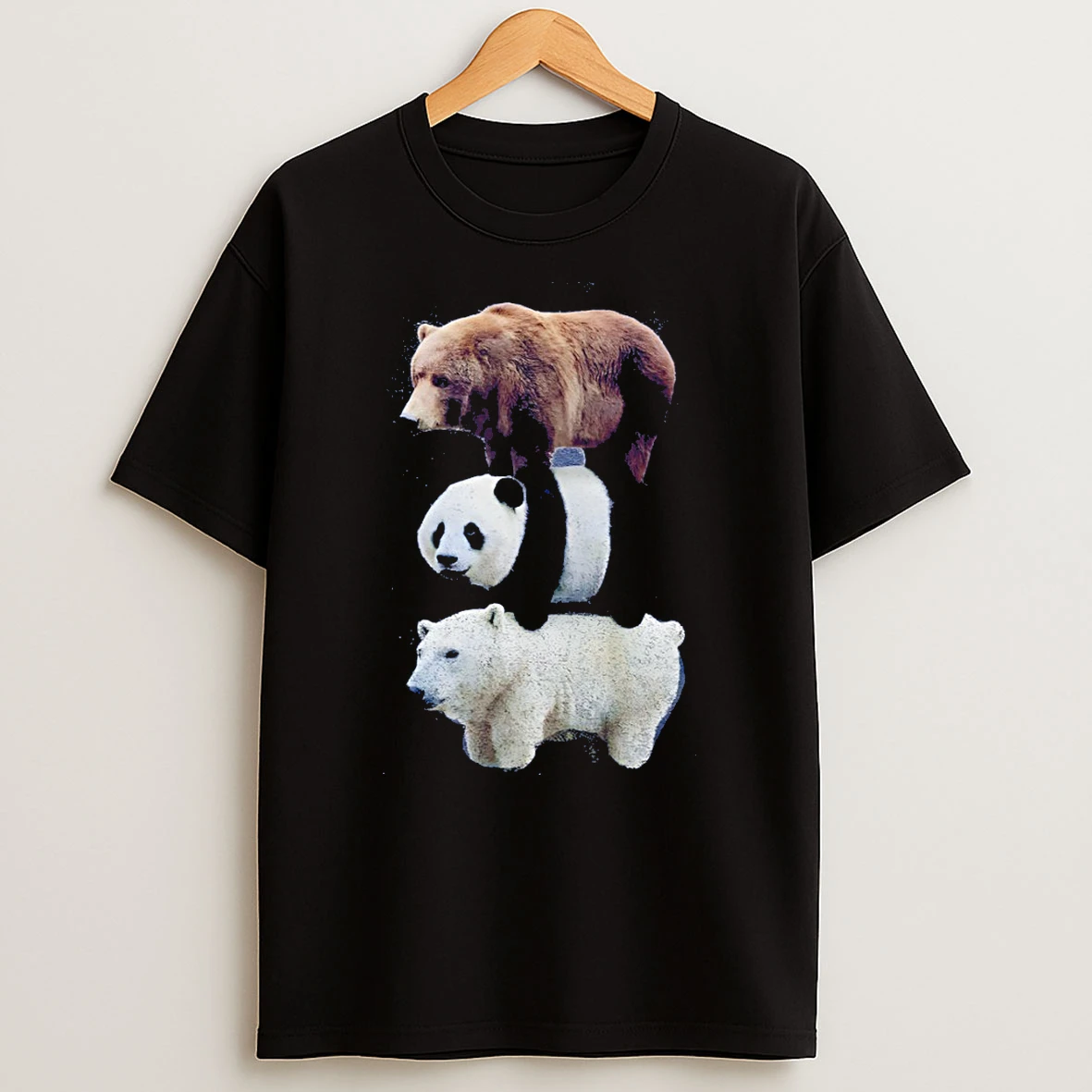 We Bears Realistic Stacked Bares Vintage T Shirt