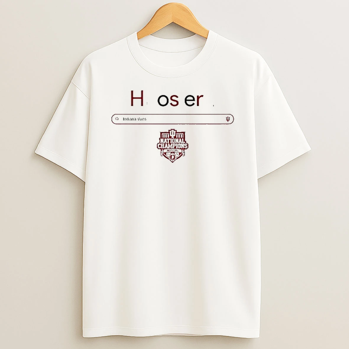 Web Search Indiana Hoosiers Football Wins National Champions T Shirt