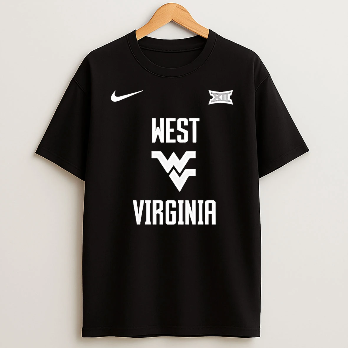 West Virginia Mens Basketball Mode Mountaineers Logo T Shirt