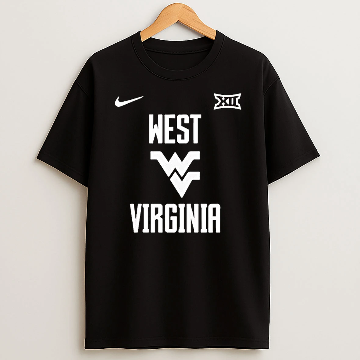 West Virginia Mountaineers University Flying Logo Ncaa T Shirt