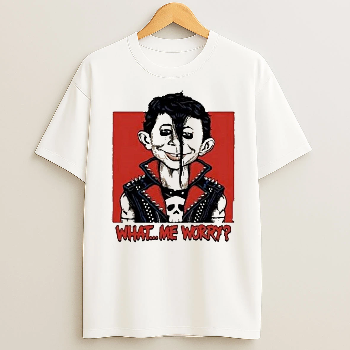 What Me Worry Alfred E Neuman Emo Punk T Shirt