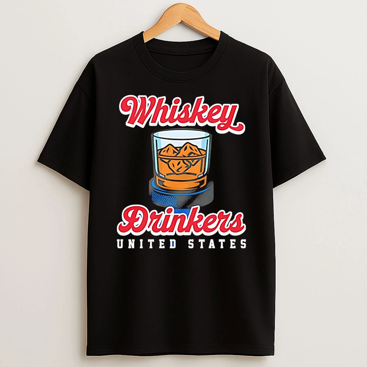 Whiskey Drinkers United States Hockey 2026 T Shirt