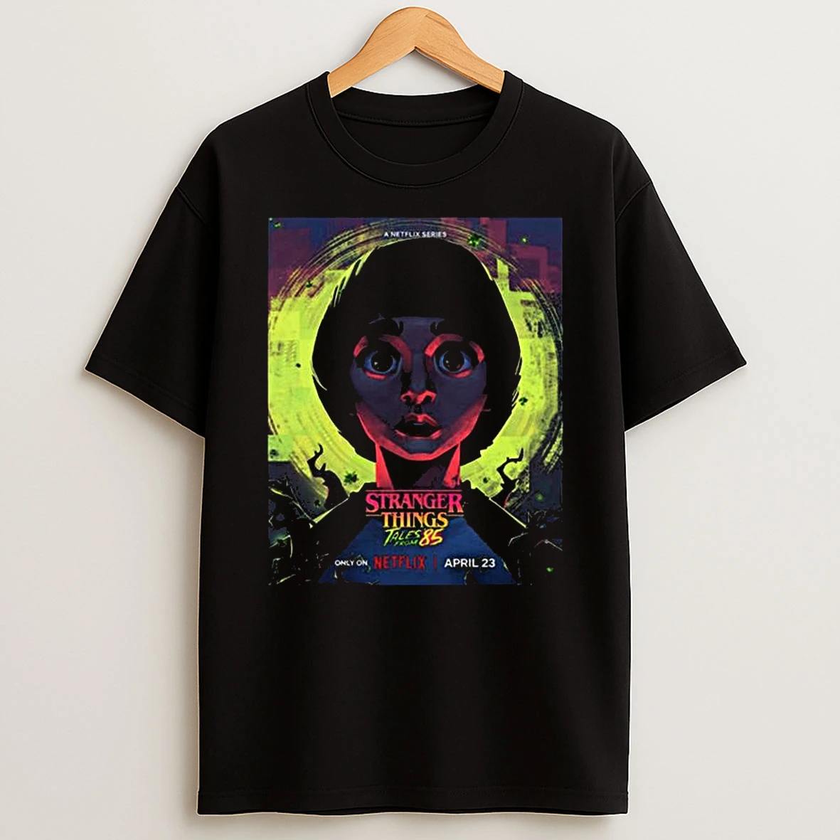 Will Byers Character For Stranger Things Tales From 85 Premieres April 23 2026 T Shirt